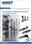 Pressure transmitters DE Brochure cover